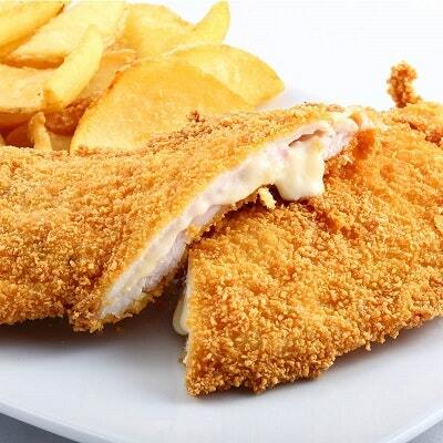 Milanesas de Pollo con Patatas Fritas