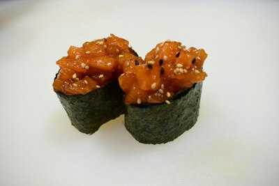 97. Gunkan Tarta Salmón