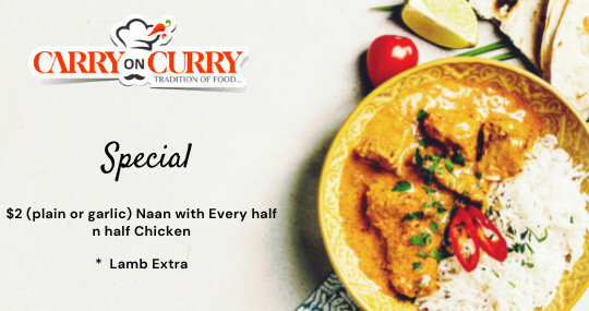 10% Off - Carry on Curry Springwood - Indian Restaurant in Springwood