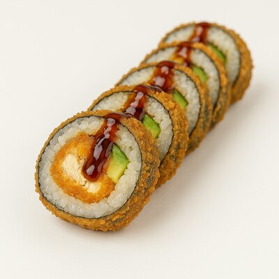 Chicken Katsu Firecracker Rolls (6 pcs) (Halal)