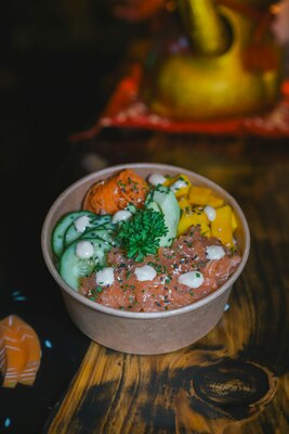 Salmon Philadelphia Poke