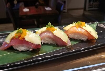 Nigiri Trio (3 pcs, no rice)