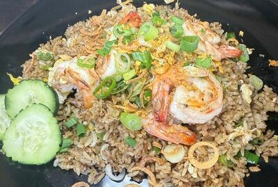 Esaan Style Shrimp Fried Rice