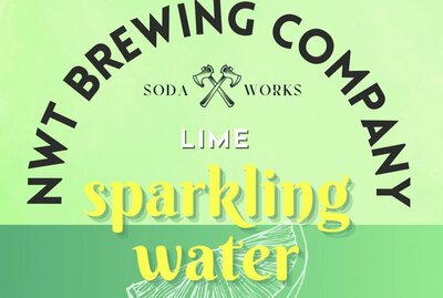 NWT Brewing Lime Sparkling Water