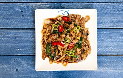 Beef Slices & Green Peppers in Black Bean Sauce 豉椒牛肉片