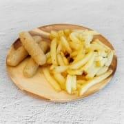 Kids Mozzarella Sticks & Chips (3)