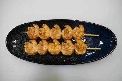 48. Brocheta de Gambas