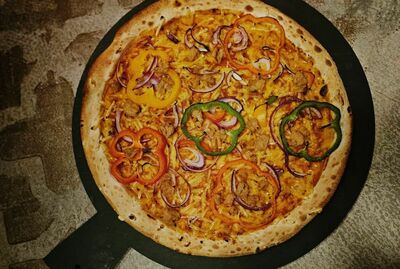 12” Vegan Supreme Protein Chick*N Pizza