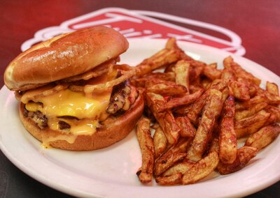 Trio Sweet-Chili Crunch Burger