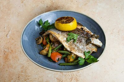 Grilled Sea Bass