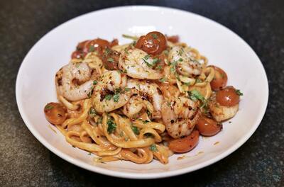 Linguine Spicy Prawns 🍤🌶️