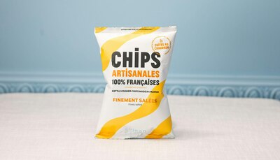 Chips finement salée