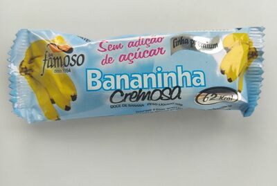 Bananinha cremosa SEM açúcar.