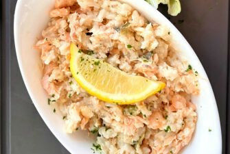 Risotto saumon