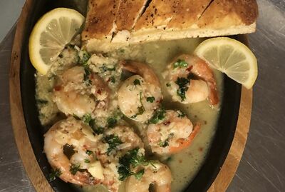 Sizzling Garlic Butter Prawns