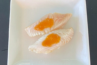 butterfish w/Miso sauce on top