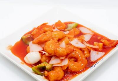 King Prawns in Sweet & Sour Sauce 咕噜大虾