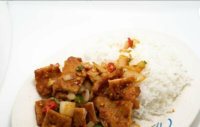 Salt and Chilli Pork Chops 椒盐猪扒饭