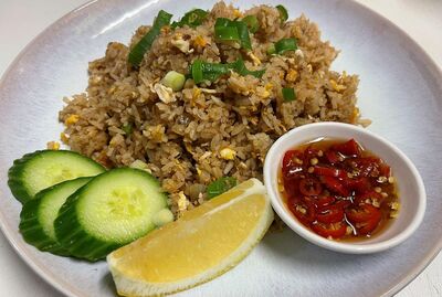 Thai Fried Rice with Crab