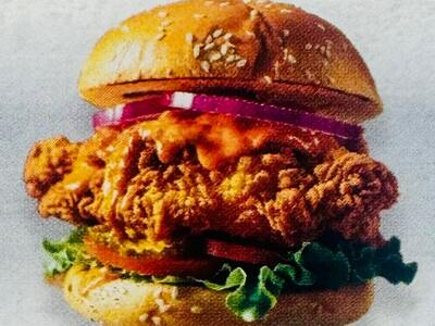 Manchester's Spicy Dip Chicken Burger