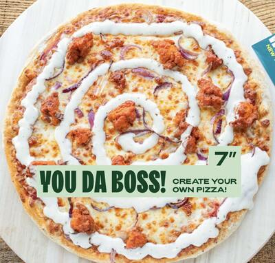 Personal Pizza 7” + 2 Toppings