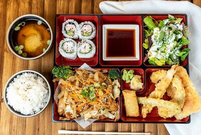 Stir Fry Chicken Teriyaki Bento