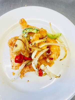 Deep Fried King Prawn with Spicy Chilli Salt