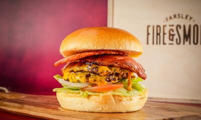 Bacon Topped Cheese Burger