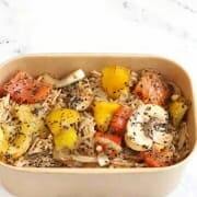 Cajun Grilled Vegetables Rice Box Meal