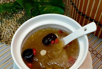 P6.  Snow fungus Red date Collagen With Gingko and Lotus  Seed