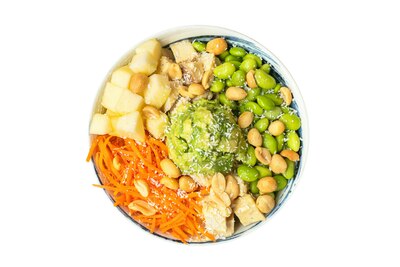 Creamy Chickenmango Poke Bowl