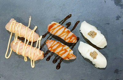 Combo3.Variado nigiri flameado 6 piezas