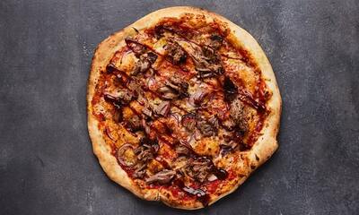Texas Brisket BBQ Pizza