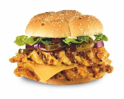 Rio's Frango Double Fillet Burger