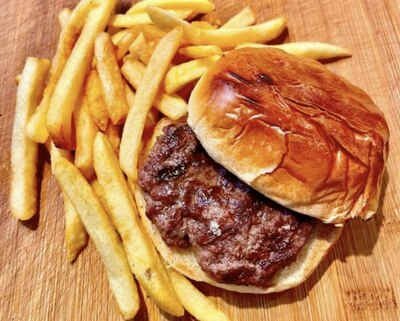 Junior Angus Burger & Chips