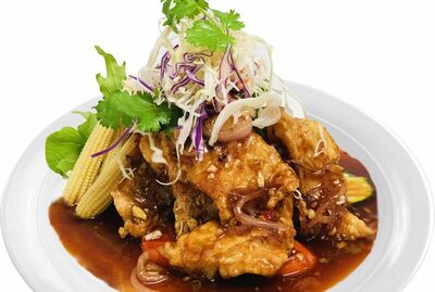FISH FILLET WITH SWEET FRESH CHILLI SAUCE