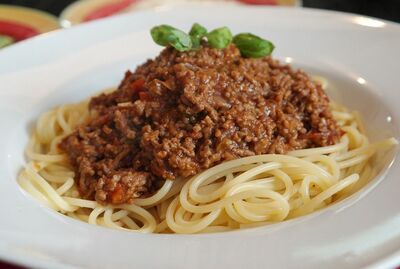 Spaghetti sauce à la viande | Spaghetti with meat sauce