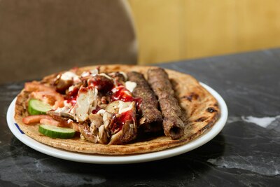 Mixed Chicken Doner with Paratha