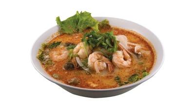 T10C. Tom Yum au Crevettes / Tom Yum Soup with shrimps