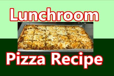 School Pizza Pepperoni  (1 sheet, 16 pieces)