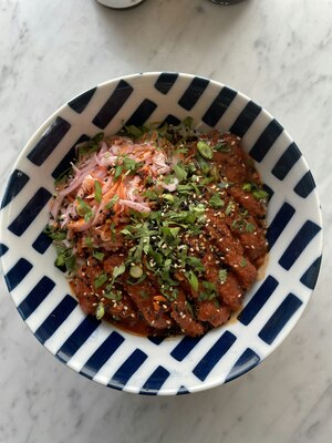 Korean Fried Chicken Rice Bowl