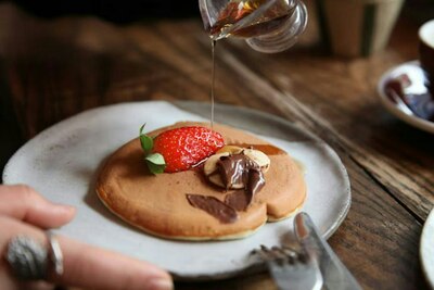 Strawberry Chocolate Pancake