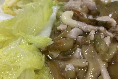 炸菜肉絲湯粉麵
