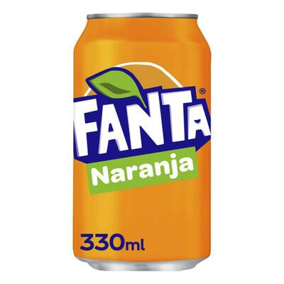 Fanta naranja Lata 330ml
