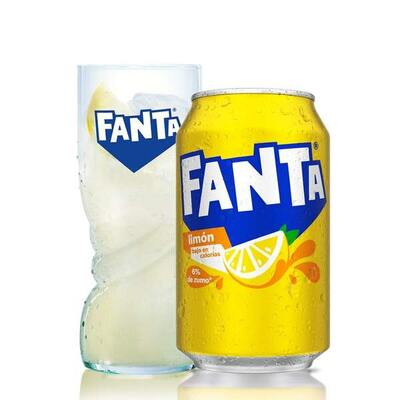 Fanta Limón, Lata 330ml