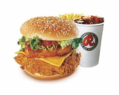 Classic Giant Chicken Fillet Burger