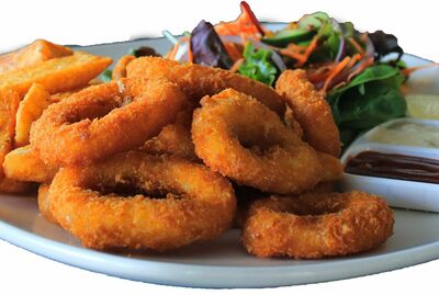 CALAMARI AND CHIPS