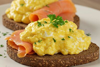 Scrambled Eggs With Smoked Salmon