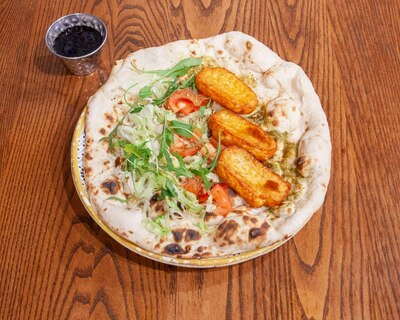 Falafel or Halloumi Wrap & Drink