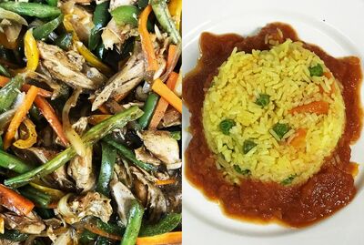 Rice & Chicken Stir Fry